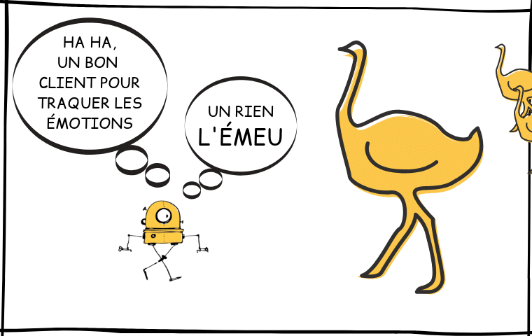 Site web - Cartoon article Emotions et Retail - L'ÉMEU