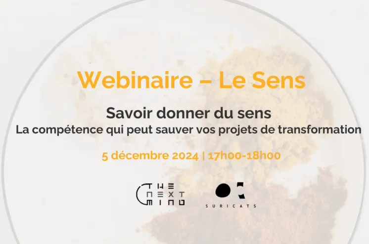Webinaire Donner du sens aux projets de transformation